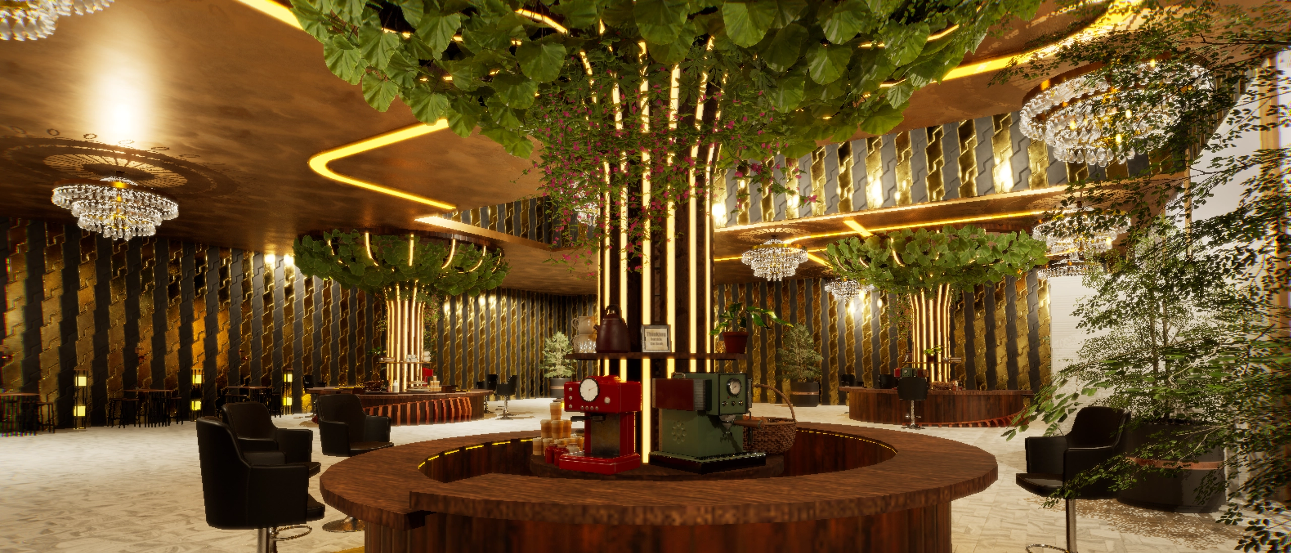 House Edge — Wide establishing shot